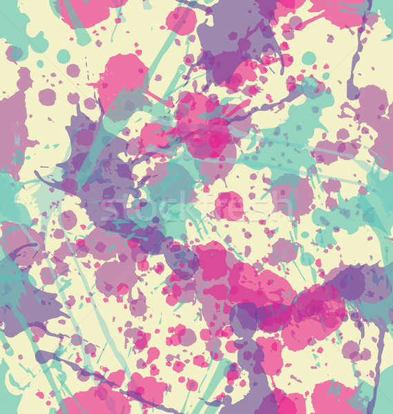 Splatter Seamless Pattern Stock photo © wingedcats