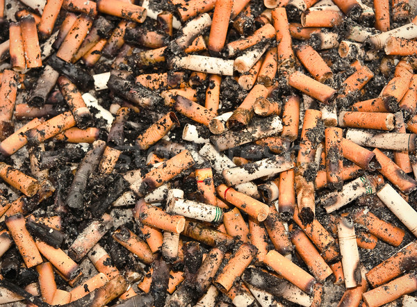 Tehlike sigara arka plan uzay popo durdurmak Stok fotoğraf © winnond