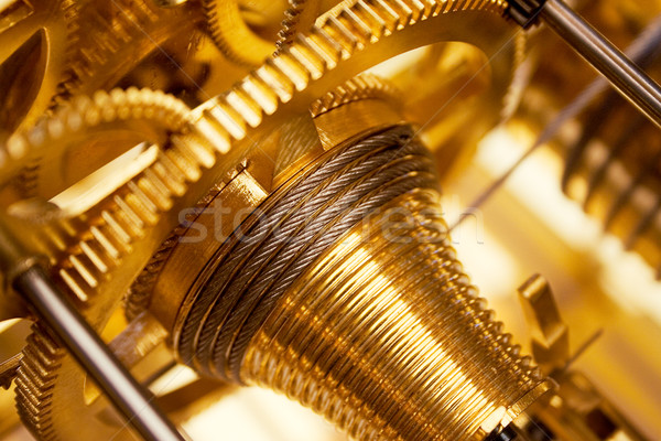 Golden Clockwork Stock photo © winterling