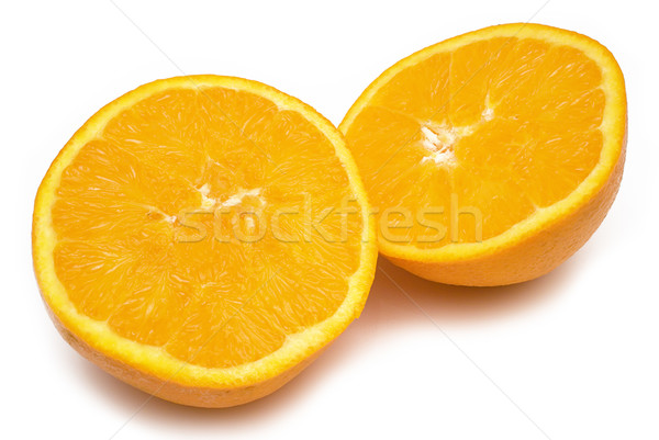 Stockfoto: Oranje · geïsoleerd · witte · voedsel · vruchten
