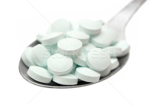 Spoonful of Tablets Stock photo © winterling