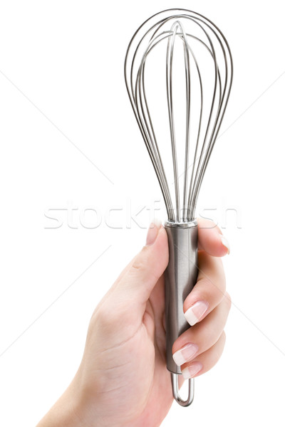 Holding a Wire Whisk Stock photo © winterling