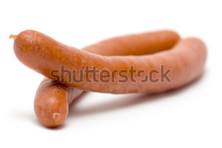 Stock photo: Pair of Boiled Sausages