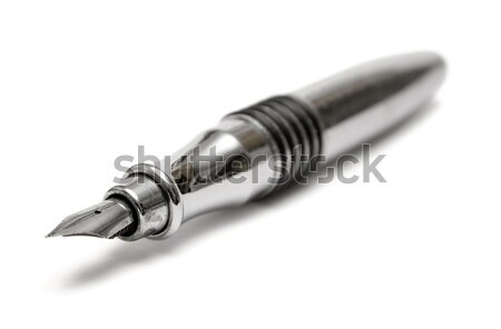 Silver Writing Pen Stock photo © winterling