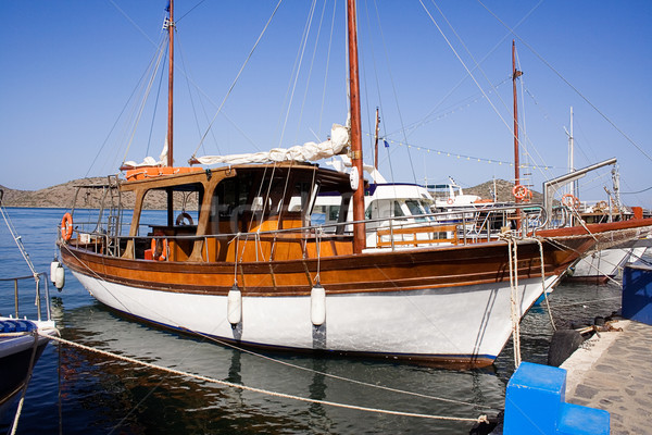 Docked Yacht Stock photo © winterling