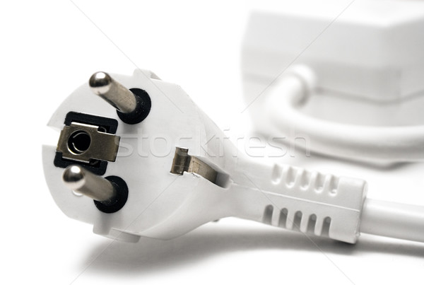 White Extension Cable Stock photo © winterling