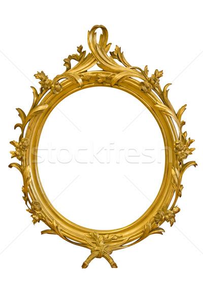 Ornamented Oval Picture Frame Stock photo © winterling
