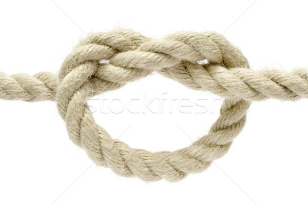 単純な ロープ 孤立した 白 安全 ストックフォト © winterling