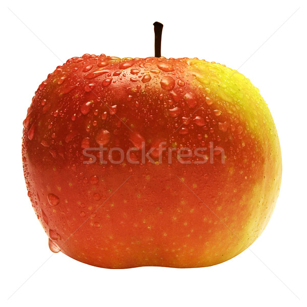[[stock_photo]]: Pomme · isolé · blanche · fichier