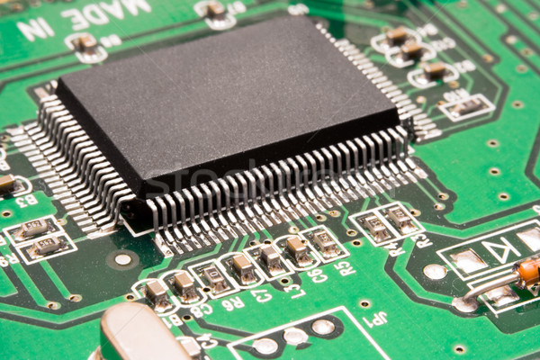 Computer Processor Close-Up Stock photo © winterling