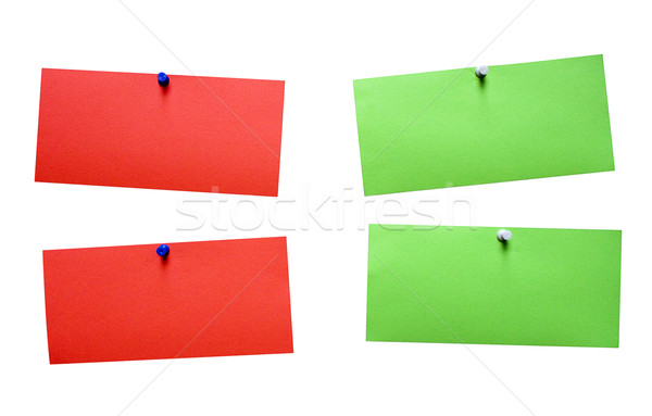 Two Pros and Two Cons with Clipping Path Stock photo © winterling