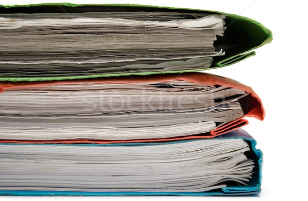 Stack of Colorful Binders Stock photo © winterling