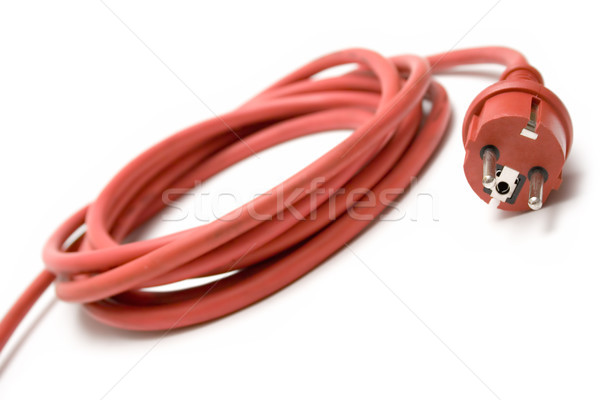 Red Extension Cable Stock photo © winterling