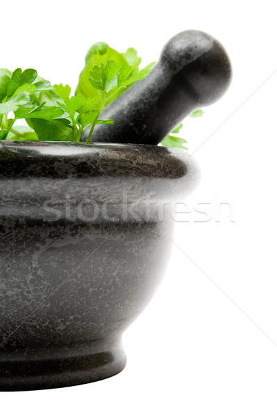 Crushing Herbs Stock photo © winterling