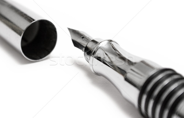 Fountain Writing Pen Close-Up Stock photo © winterling
