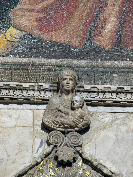 Venice - The basilica St Mark's.The portal of St. Alipio Stock photo © wjarek