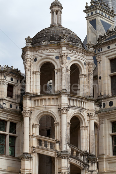 Spiral staircase in the Chambord castle, Loire Valley, France Stock photo © wjarek