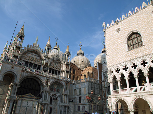 Venice - The basilica St Mark's and Doge's Palace Stock photo © wjarek