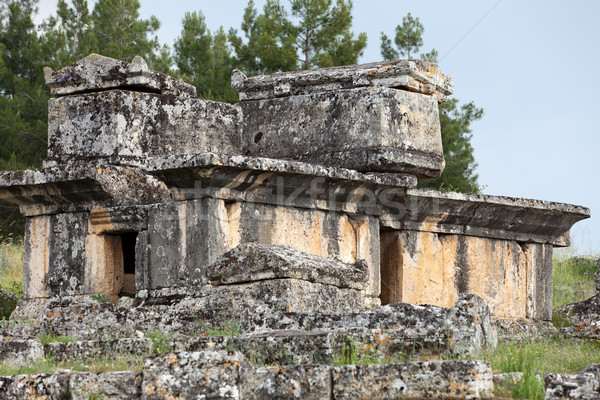 Ruines oude stad voorjaar spa gebroken Stockfoto © wjarek