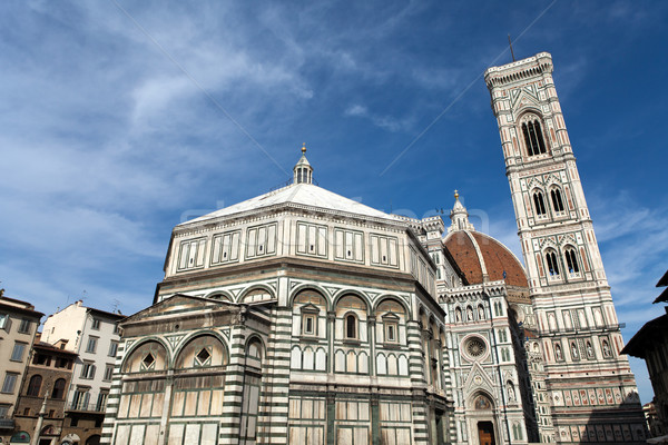 View of the Baptistery, Campanile and Duomo - Florence Stock photo © wjarek