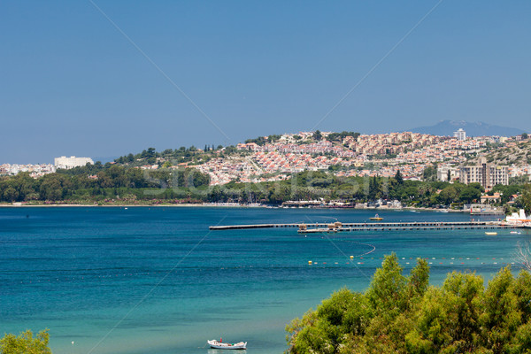 Aegean coast - Recreaiton area and beach Stock photo © wjarek