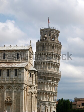 Pisa - Leaning Tower and Duomo in the Piazza dei Miracoli Stock photo © wjarek