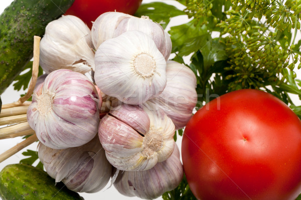 fresh vegetables on the white background Stock photo © wjarek