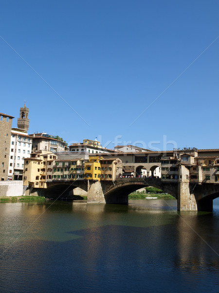 Florence - View of the Ponte Vecchio Stock photo © wjarek