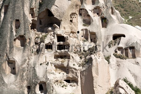 view of Uchisar castle in Cappadocia  Stock photo © wjarek