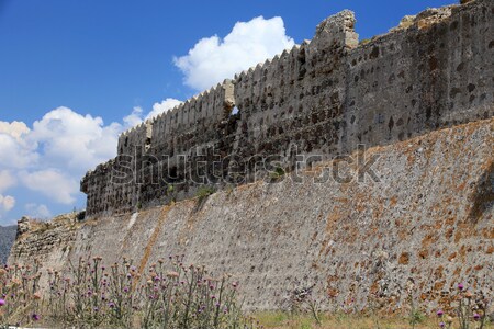 Ruins  of the Venetian Castle near Antimachia village Stock photo © wjarek