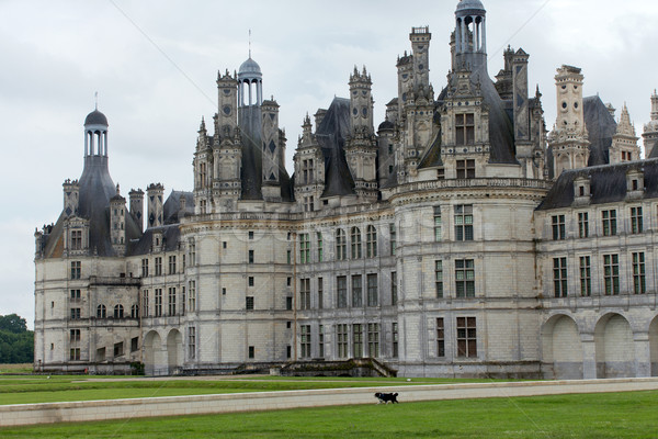 Northwest façade of the Château de Chambord Stock photo © wjarek