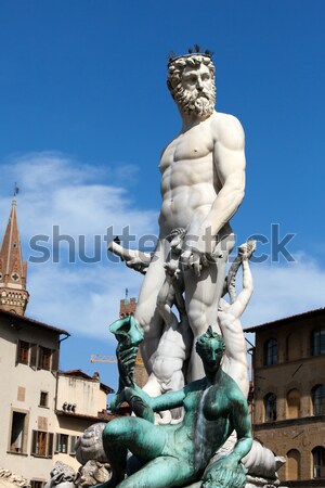 Florence, Piazza della Signoria Stock photo © wjarek