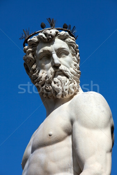 Florence - Statue of Neptune Stock photo © wjarek
