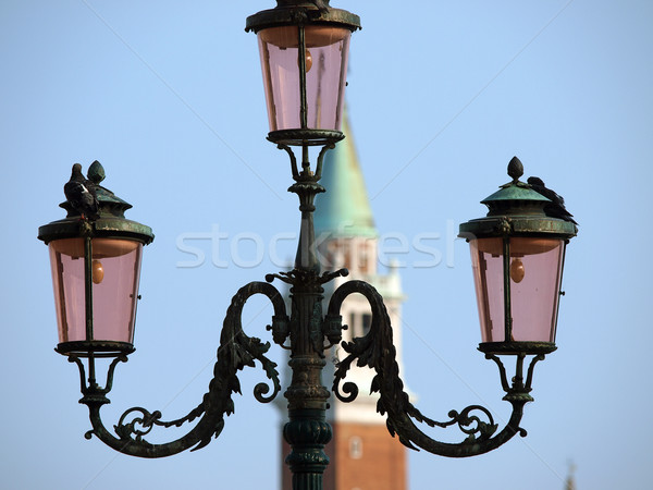 Venice - lanterns at St. Mark's Square Stock photo © wjarek