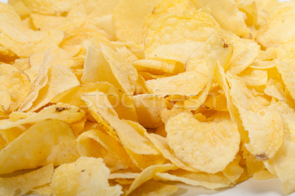 potato chips isolated on white background  Stock photo © wjarek