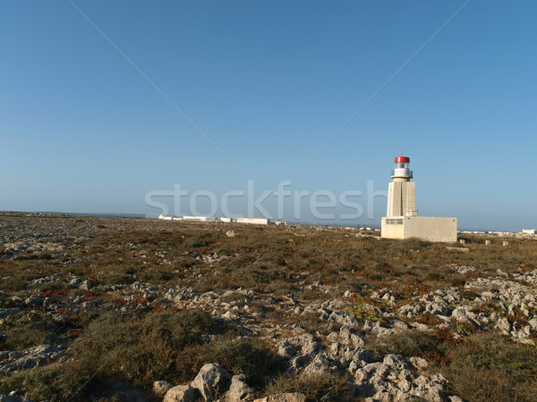 Fortress of Sagres Point was founded by Henry the Navigator.  Stock photo © wjarek
