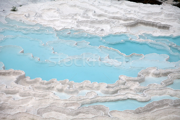 Travertine pools and terraces in Pamukkale Turkey  Stock photo © wjarek