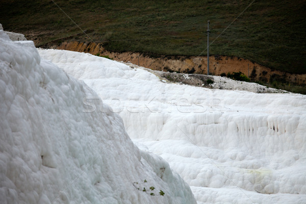 Travertine pools and terraces in Pamukkale Turkey  Stock photo © wjarek