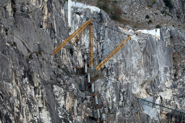 Márvány Alpok Toszkána Olaszország építkezés tájkép Stock fotó © wjarek