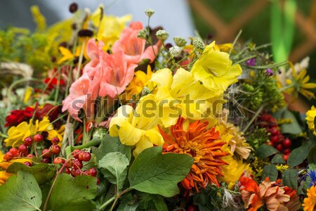 beautiful bouquets of flowers and herbs Stock photo © wjarek