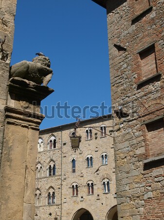 
Residue of defensive wall in  San Gimignano Stock photo © wjarek