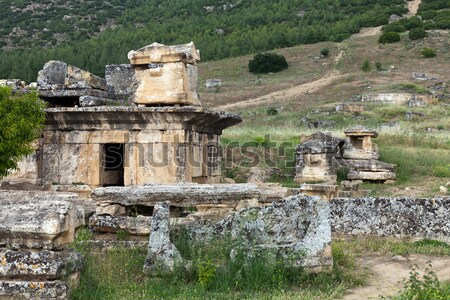 Ruines oude stad voorjaar spa gebroken Stockfoto © wjarek