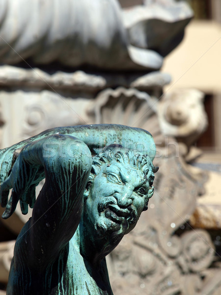 Fountain of Neptune, Florence, Italy Stock photo © wjarek