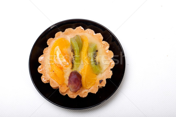 sweet cake with fruits Stock photo © wjarek