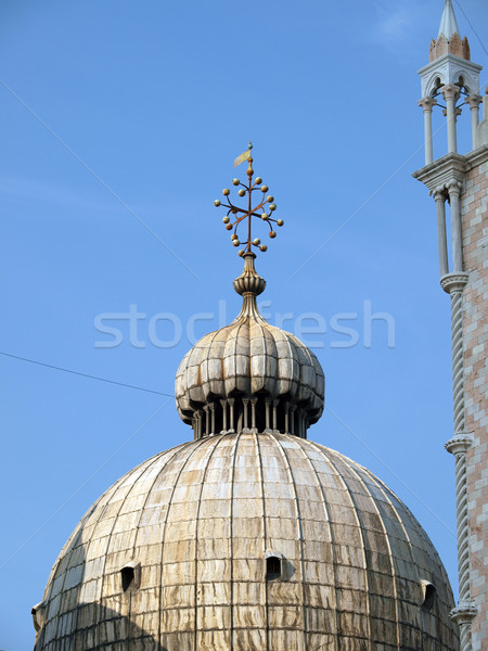 Venetië koepel dak basiliek gothic Stockfoto © wjarek