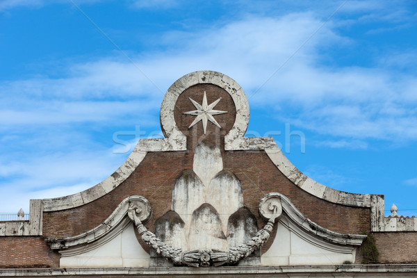 Porta del Popolo in Rome. Italy Stock photo © wjarek