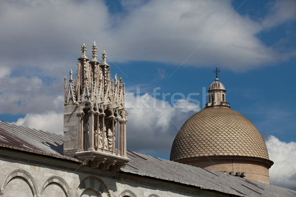 Pisa - Camposanto dome relating to the blue sky  Stock photo © wjarek