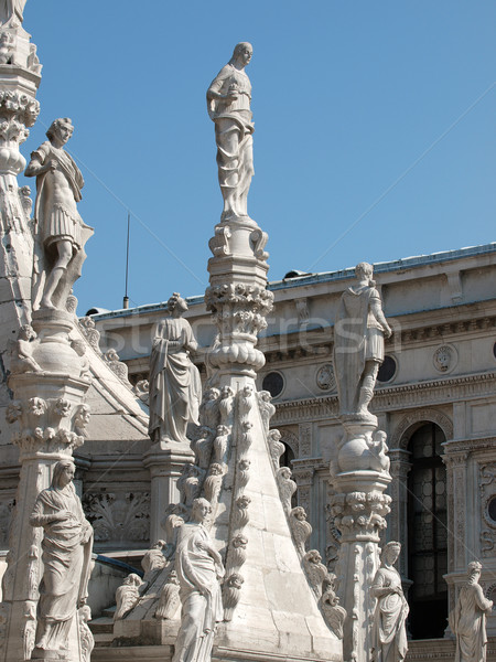 Wealth of architectural details in the Doges' Palace in Venice Stock photo © wjarek