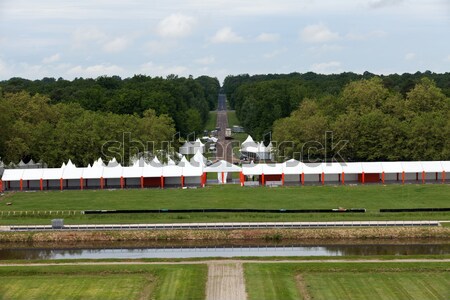 The great meadow and the park around the castle; Chambord. France Stock photo © wjarek