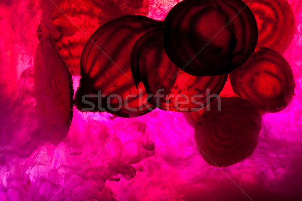 sliced raw beet Stock photo © wjarek